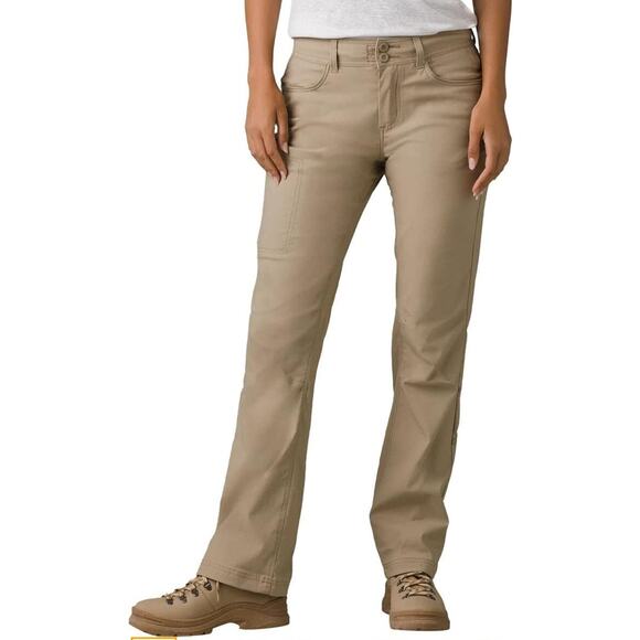 prAna Halle Convertible Pants Size 6 Low-Rise Bootcut Capris EUC - Picture 2 of 16